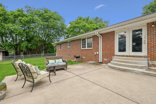 979 S Main St S, Eagleville, TN 37060 - view of patio with entry steps and an outdoor hangout area