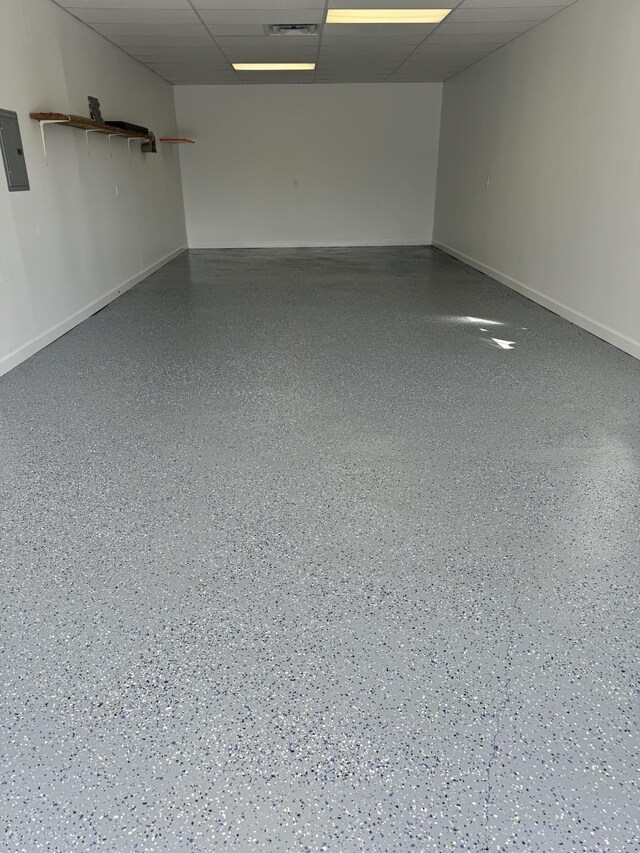 1310 Oak Grove Rd, Dickson, TN 37055 - garage featuring electric panel and baseboards