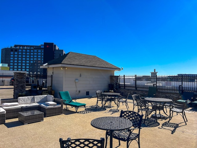1803 Broadway Unit 509, Nashville, TN 37203 - view of patio / terrace featuring an outdoor living space