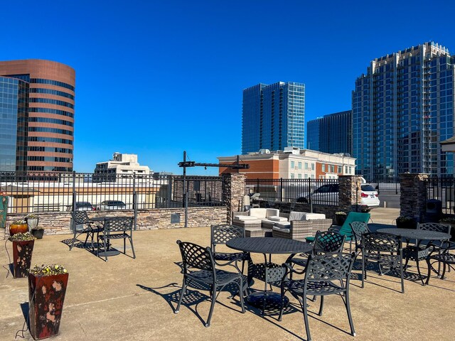 1803 Broadway Unit 509, Nashville, TN 37203 - view of patio / terrace with a view of city