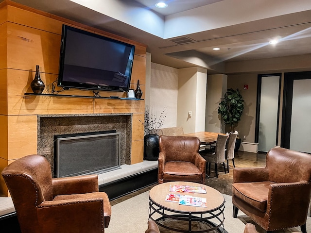 1803 Broadway Unit 509, Nashville, TN 37203 - community lobby featuring recessed lighting