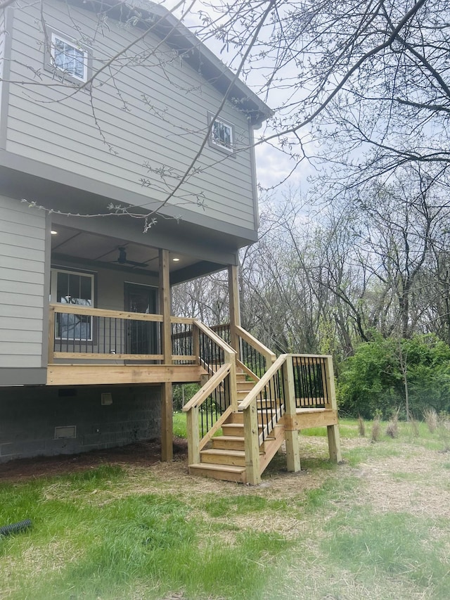 5930 Carl Pl, Nashville, TN 37209 - wooden deck featuring stairway