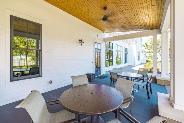 441 Golden Meadow Ln, Hendersonville, TN 37075 - view of patio / terrace with outdoor dining space and french doors