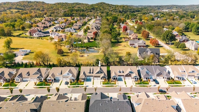 441 Golden Meadow Ln, Hendersonville, TN 37075 - aerial view of property's location with nearby suburban area