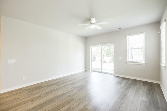441 Golden Meadow Ln, Hendersonville, TN 37075 - unfurnished room with ceiling fan, wood finished floors, and baseboards