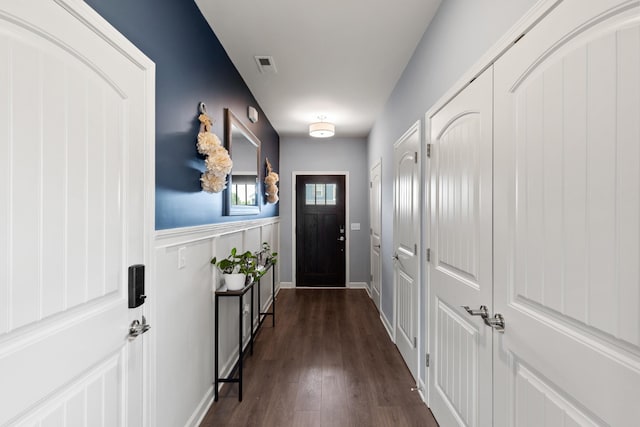 1339 Raden Dr, Lebanon, TN 37087 - doorway with dark wood-style floors