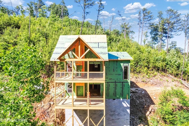 928 Ski Mountain Rd, Gatlinburg, TN 37738 - view of outbuilding featuring view of wooded area