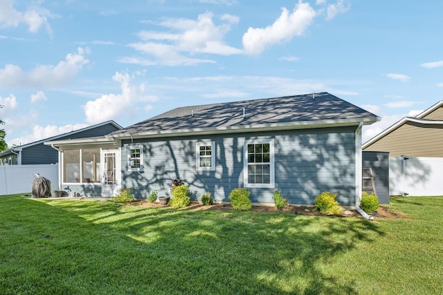 200 Nichols Dr, Woodbury, TN 37190 - rear view of house with a sunroom