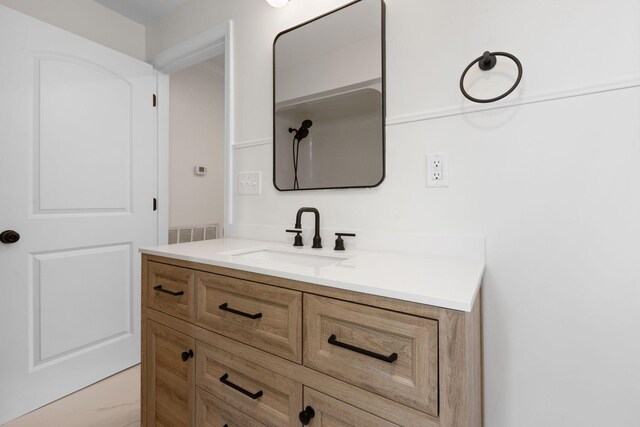 1371 Pomona Rd, Dickson, TN 37055 - bathroom featuring vanity and marble finish flooring