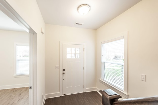 287 Cloverbrook Way, Gallatin, TN 37066 - foyer entrance with dark wood-type flooring and baseboards