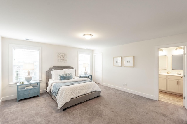 287 Cloverbrook Way, Gallatin, TN 37066 - bedroom featuring light carpet, baseboards, and multiple windows