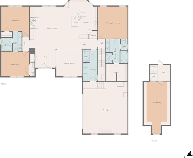 7579 Nightfall Cir, Ooltewah, TN 37363 - floor plan / room layout