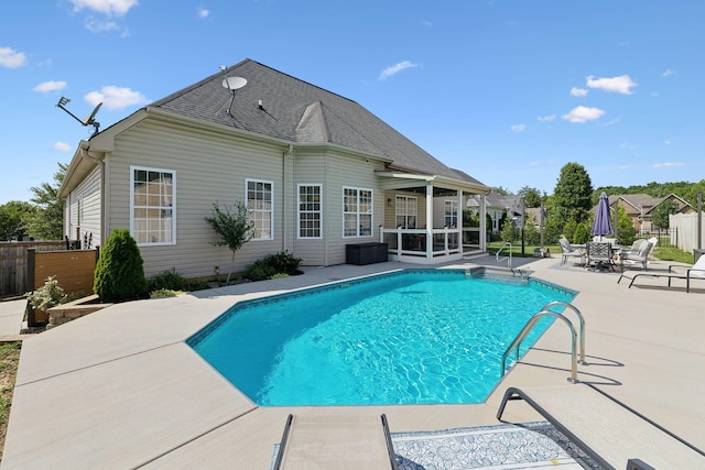 7579 Nightfall Cir, Ooltewah, TN 37363 - view of pool featuring a patio area