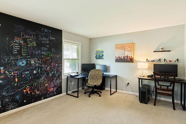805 Springmont Dr, Hopkinsville, KY 42240 - carpeted office space featuring baseboards