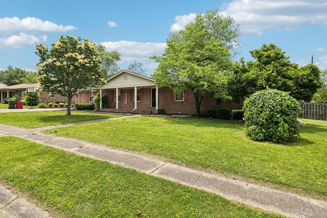 805 Springmont Dr, Hopkinsville, KY 42240 - single story home featuring brick siding and a porch