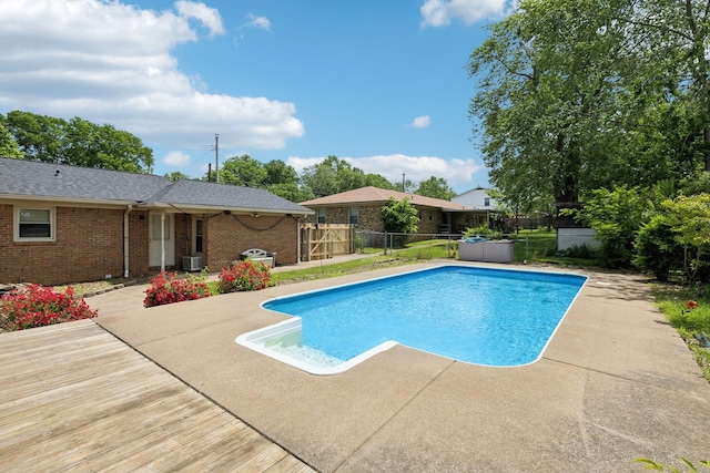 805 Springmont Dr, Hopkinsville, KY 42240 - view of pool with a patio area and a fenced backyard