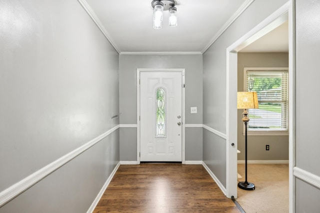 805 Springmont Dr, Hopkinsville, KY 42240 - foyer entrance with crown molding and wood finished floors