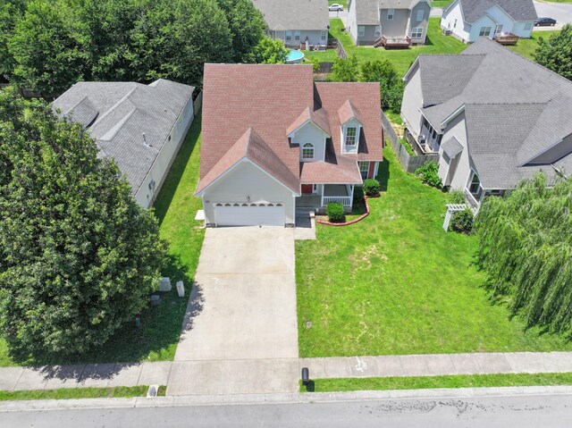 3716 S Jot Dr, Clarksville, TN 37040 - aerial perspective of suburban area