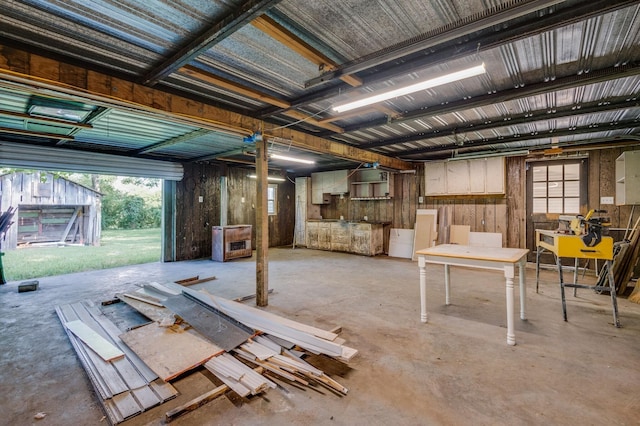 226 Higdon St, Lynnville, TN 38472 - garage featuring heating unit