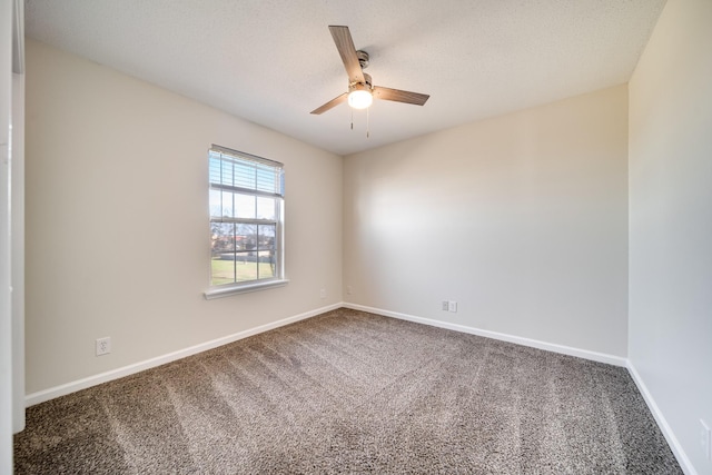 3889 Mackenzie Dr, Clarksville, TN 37042 - carpeted empty room featuring a ceiling fan and baseboards