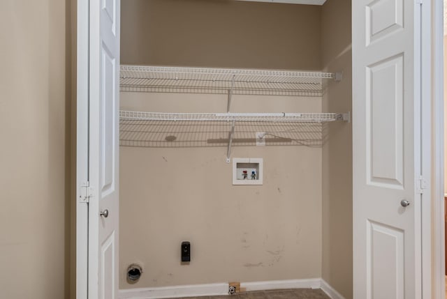 905 Arbor Springs Dr, Mount Juliet, TN 37122 - laundry room with hookup for a washing machine, baseboards, gas dryer hookup, and electric dryer hookup