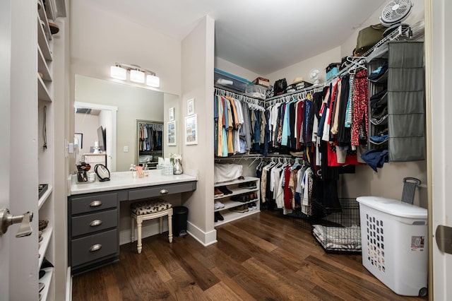 390 Buckingham Blvd, Gallatin, TN 37066 - spacious closet with dark wood-style flooring