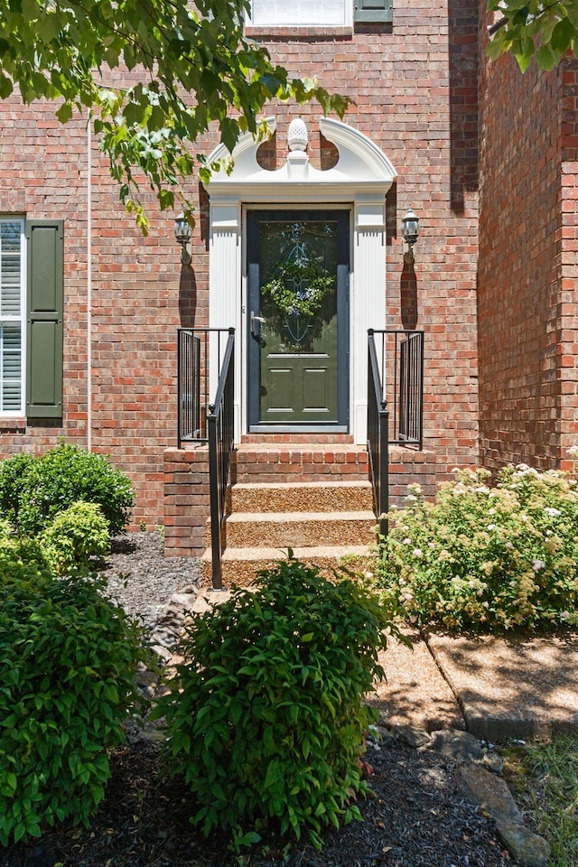 3224 Nolen Ln, Franklin, TN 37064 - property entrance featuring brick siding