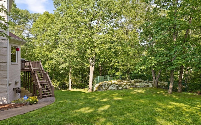 414 Gentlemens Rdg, Signal Mountain, TN 37377 - view of green lawn featuring stairs