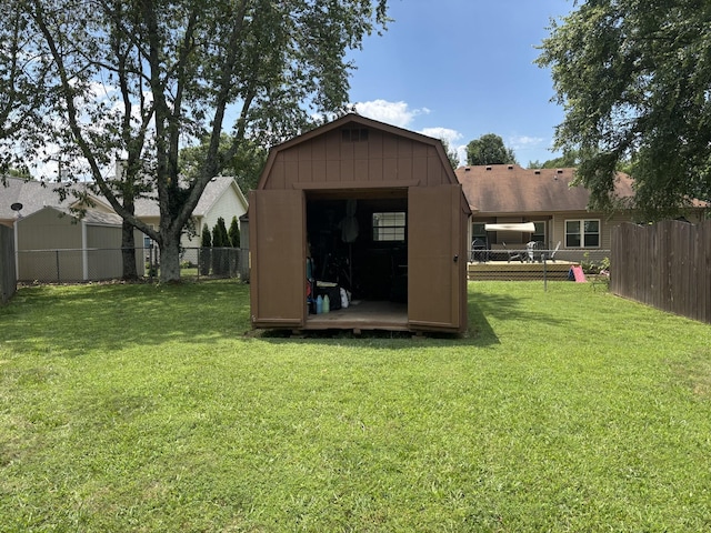 4010 Swift Springs Ct, Goodlettsville, TN 37072 - view of shed with a fenced backyard