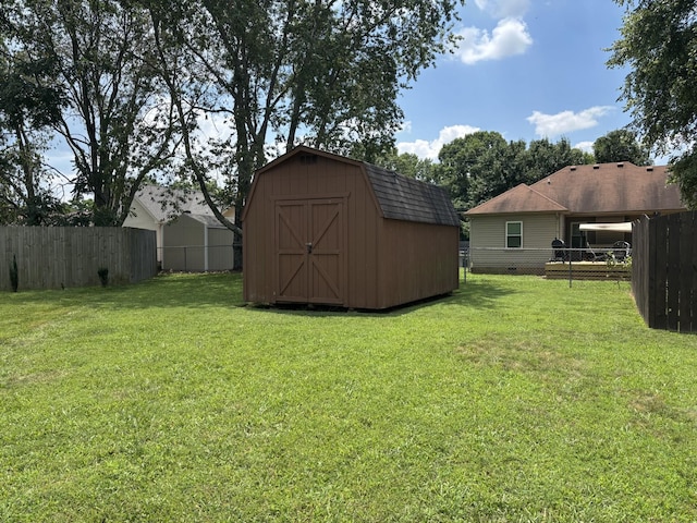 4010 Swift Springs Ct, Goodlettsville, TN 37072 - fenced backyard featuring a storage shed