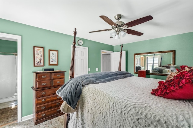 3238 Murphy Ln, Columbia, TN 38401 - bedroom with ceiling fan and baseboards