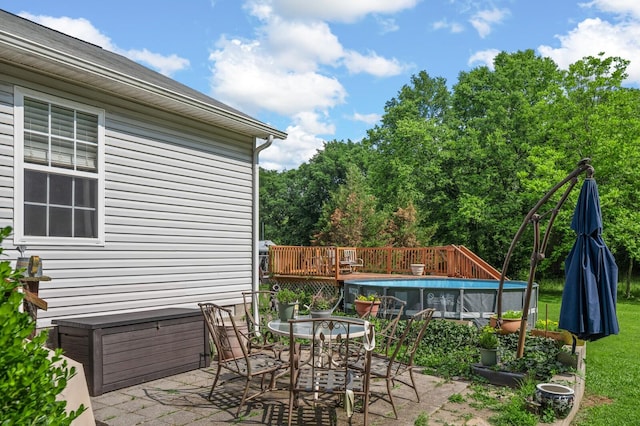 3238 Murphy Ln, Columbia, TN 38401 - view of patio / terrace featuring a deck and outdoor dining space