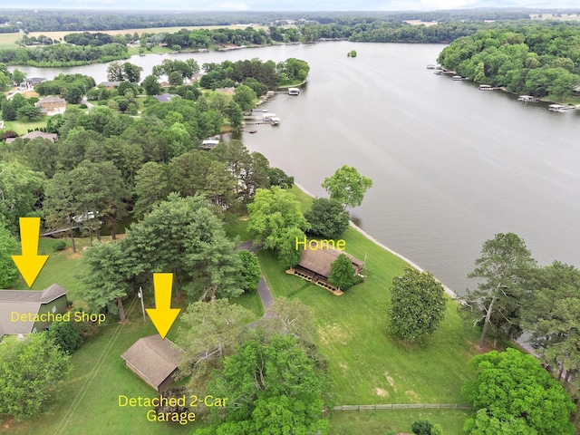 100 Acree Ln, Estill Springs, TN 37330 - aerial view of a large body of water