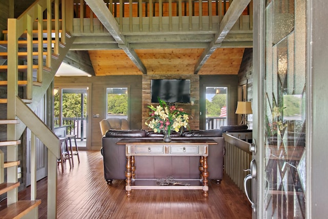 100 Acree Ln, Estill Springs, TN 37330 - kitchen featuring hardwood / wood-style floors and healthy amount of natural light
