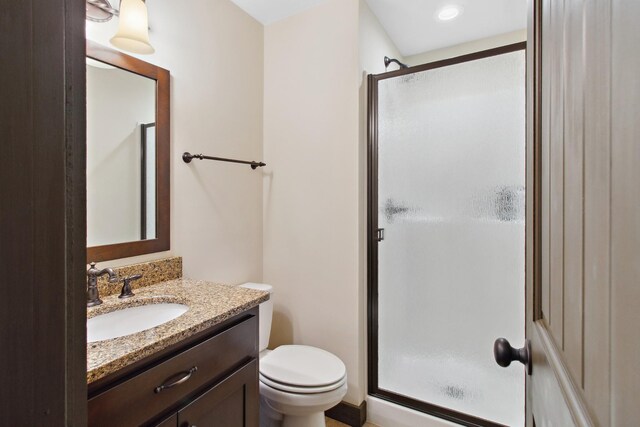 100 Acree Ln, Estill Springs, TN 37330 - full bath with a stall shower, vanity, and toilet