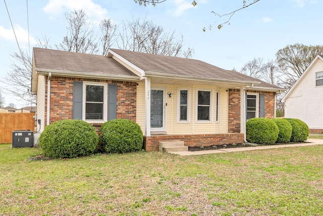 202 Jim Thorpe Dr, Clarksville, TN 37042 - single story home featuring brick siding, central AC, and a shingled roof