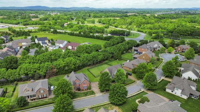 2732 Avington Ct, Murfreesboro, TN 37128 - aerial perspective of suburban area featuring a forest