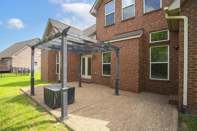 2732 Avington Ct, Murfreesboro, TN 37128 - view of patio with a pergola