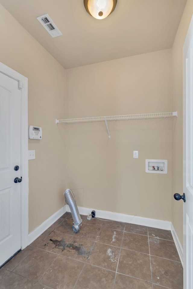 499 Williamsport Dr, Smyrna, TN 37167 - laundry room with washer hookup, baseboards, and tile patterned flooring