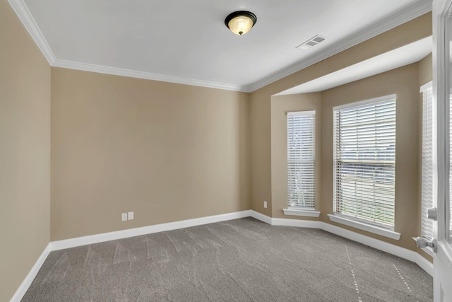 499 Williamsport Dr, Smyrna, TN 37167 - spare room with crown molding, carpet floors, healthy amount of natural light, and baseboards