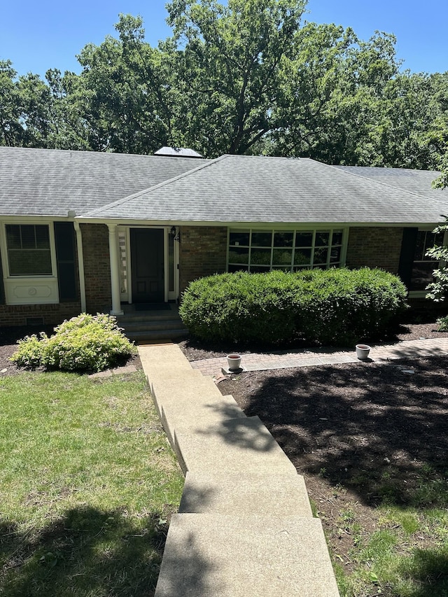 4631 Shys Hill Rd, Nashville, TN 37215 - ranch-style house featuring roof with shingles and brick siding