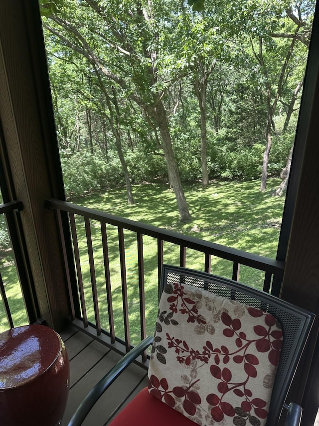 4631 Shys Hill Rd, Nashville, TN 37215 - view of wooden balcony featuring a wooden deck