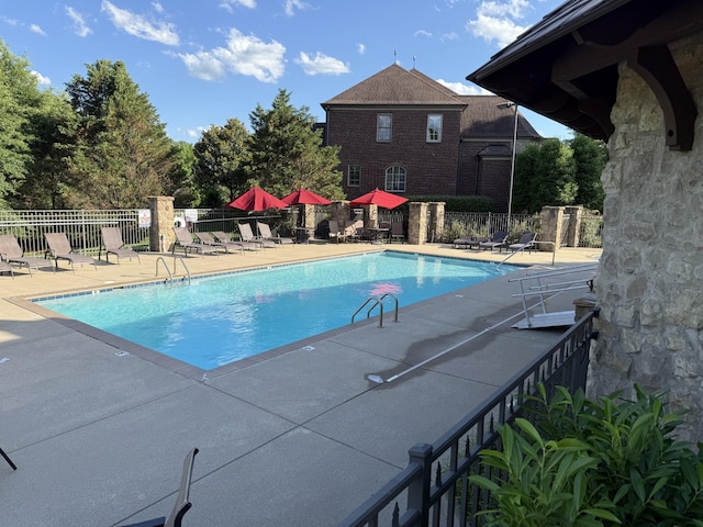 5108 Duckhorn Ct, Franklin, TN 37067 - community pool featuring a patio area