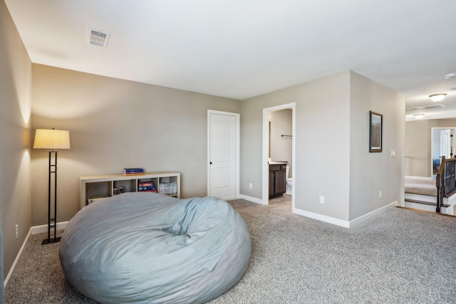 5108 Duckhorn Ct, Franklin, TN 37067 - bedroom featuring light colored carpet, baseboards, and ensuite bathroom