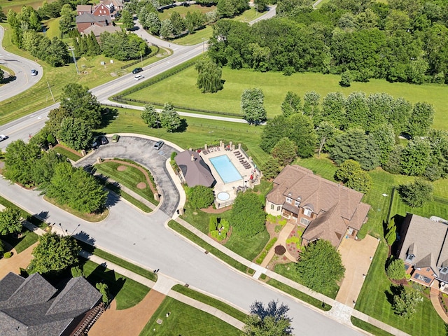 5108 Duckhorn Ct, Franklin, TN 37067 - aerial view of property's location with a pool area