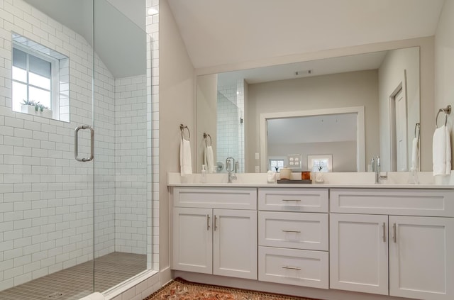 2021 Beech Ave Unit 5, Nashville, TN 37204 - full bath with a shower stall and double vanity