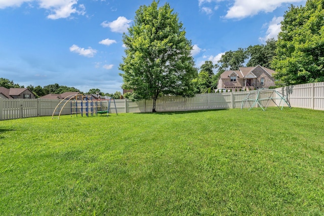201 Abbey Rd, Lebanon, TN 37090 - fenced backyard featuring a playground