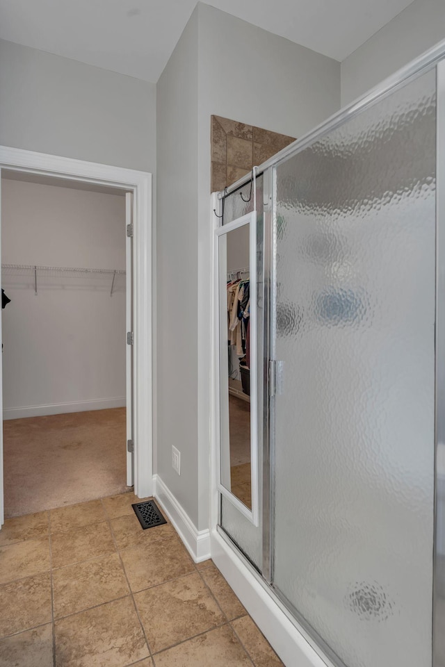 201 Abbey Rd, Lebanon, TN 37090 - full bathroom with a spacious closet and a stall shower