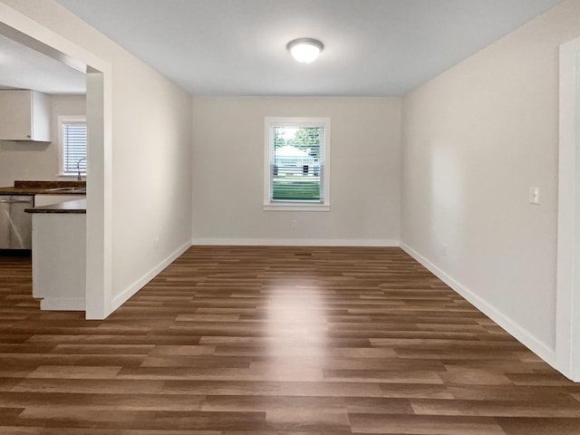 948 Oak St, Lewisburg, TN 37091 - spare room featuring plenty of natural light and dark wood-style floors