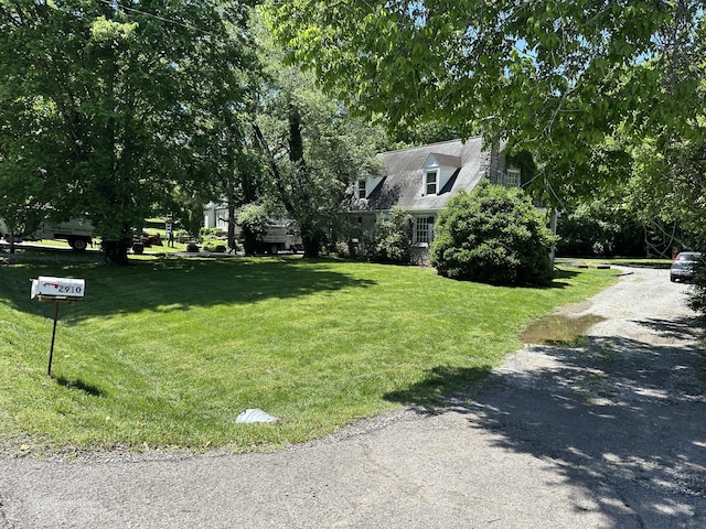 2910 Woodlawn Dr, Nashville, TN 37215 - view of front of home with a front yard and driveway